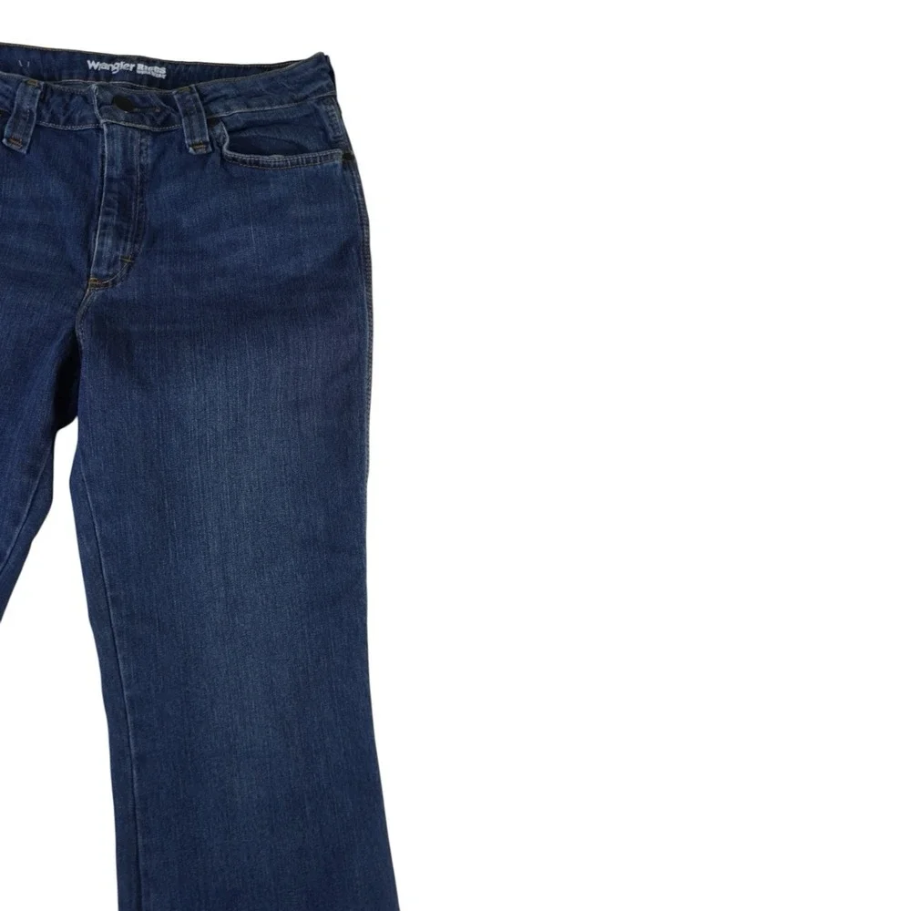 Boys Wrangler Riggs Workwear Strong Jeans Size 8x32 Dark Wash Bootcut‎